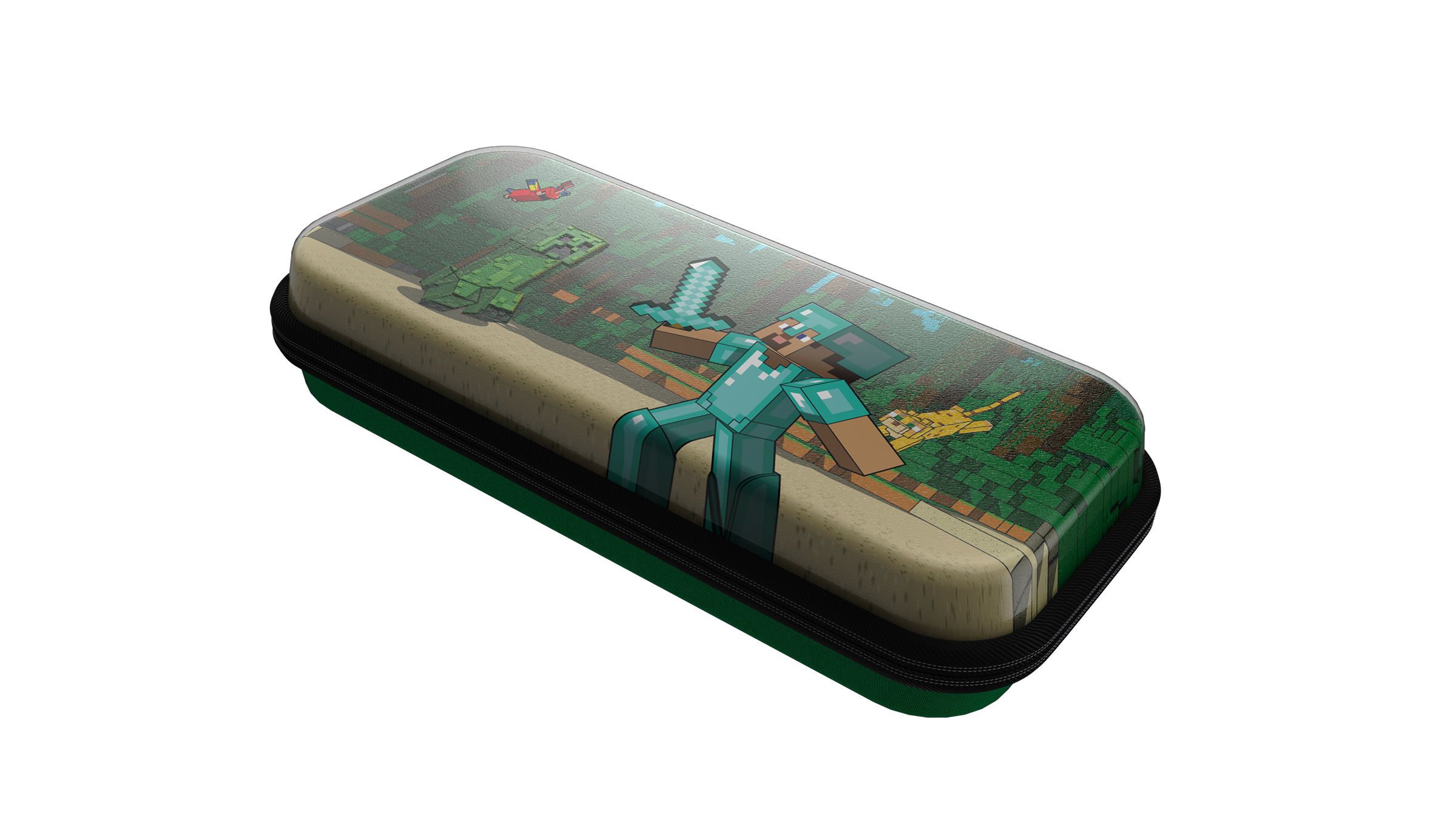 Accessories - PDP REALMz Travel-ase Plus: Minecraft Forest Battle - Nintendo Switch - Image 3